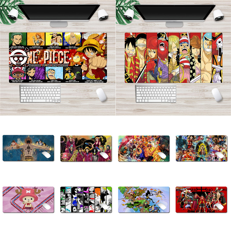 Miếng Lót Chuột Máy Tính 30x60cm Hình Anime One Piece