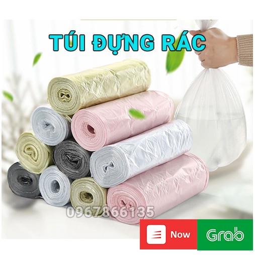 Túi đựng rác cuộn đa năng tự phân hủy tự tiêu 1 gói 5 cuộn 100 túi