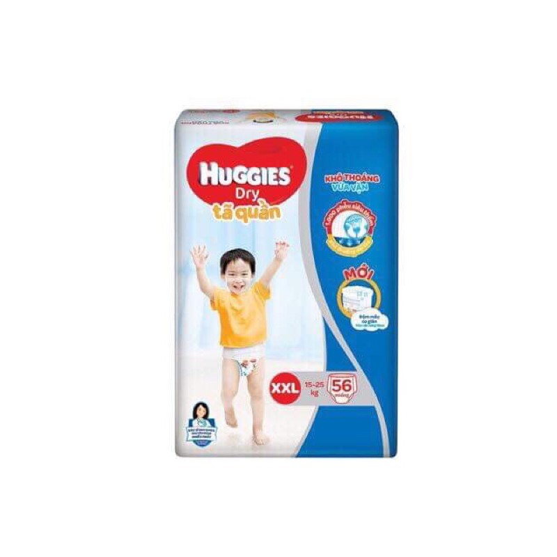 TÃ BỈM HUGGIES QUẦN M74 L68 XL62 XXL56