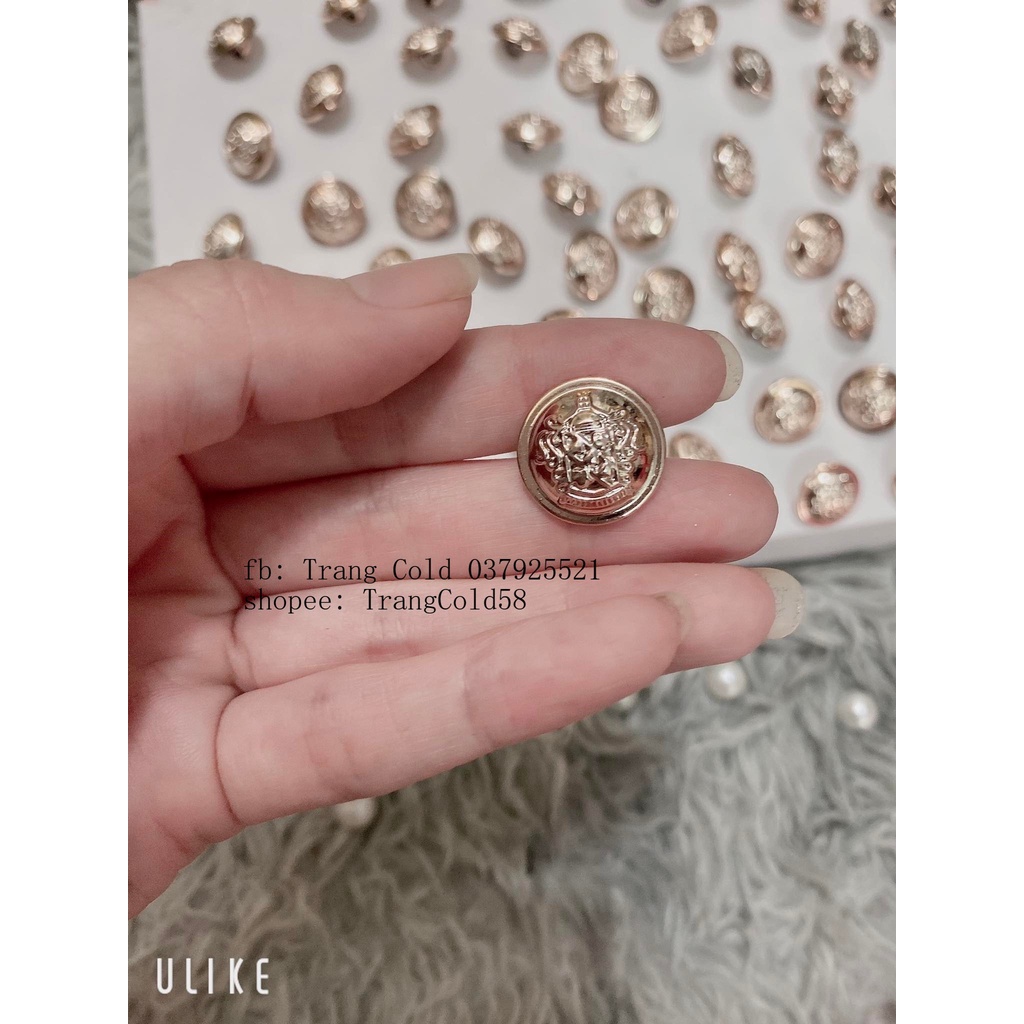 Set 5 Cúc áo dạ, vest ánh kim
