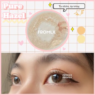 Kính áp tròng Pure Hazel <0-8 độ>