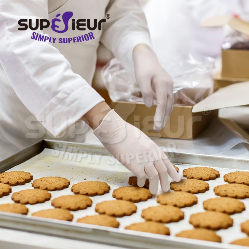 Găng Tay Y Tế Nitrile Superieur Không Bột Màu Trắng - Găng Tay NBR Cao Cấp - Y Tế/Nha Khoa/Thí Nghiệm