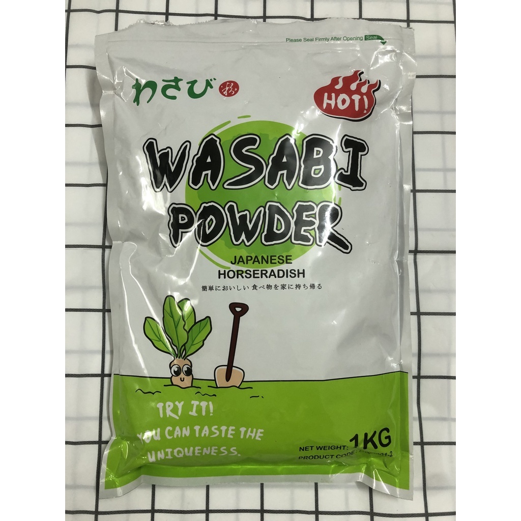 MÙ TẠT BỘT  WASABI POWDER- Bịch chiết 50gr