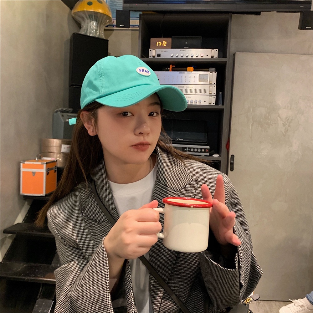 Mũ lưỡi trai vải mềm màu sắc tùy chọn dễ thương dành cho nam và nữ