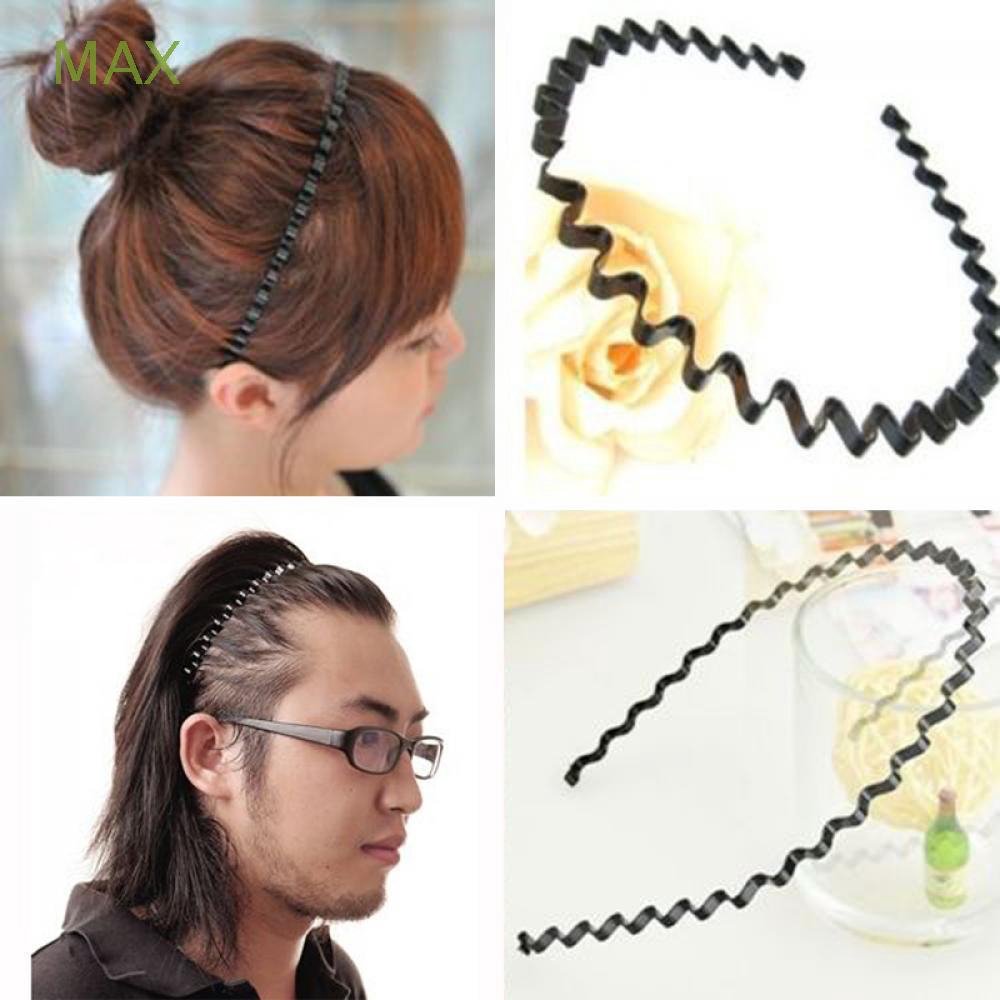 Cài tóc hợp kim bản nhỏ hình gợn sóng trẻ trung năng động