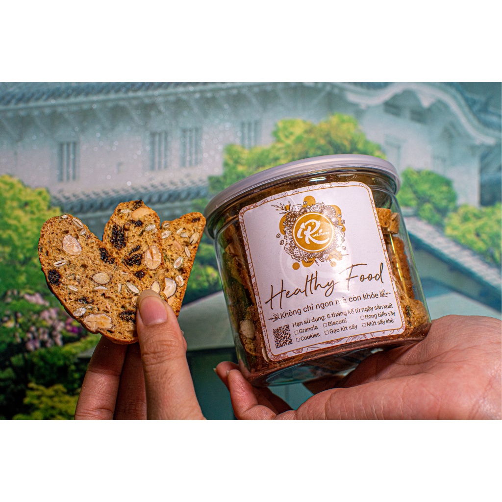 Bánh BISCOTTI, bánh ăn kiêng giảm cân ROTTINUTS,3 Vị (Vani, Chocolate, Matcha) Bảo quản 6 tháng - Trọng lượng [250 gram] | BigBuy360 - bigbuy360.vn