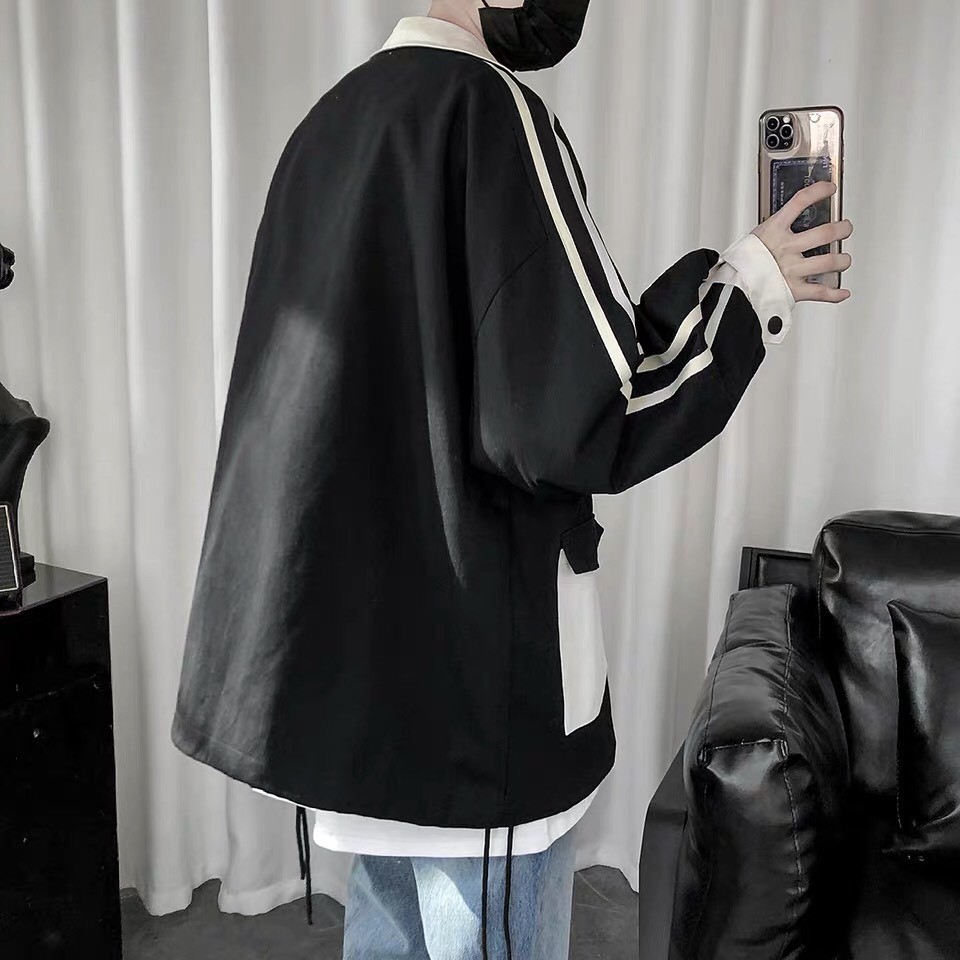 (NEW) Áo Khoác Kaki Jacket Phối Viền | BigBuy360 - bigbuy360.vn