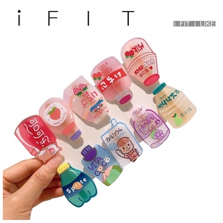 Kẹp tóc ifit hình bình sữa dễ thương phong cách hàn quốc cho bé