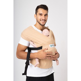 Địu vải BUBI Gen 3 - Be - Cotton 100%