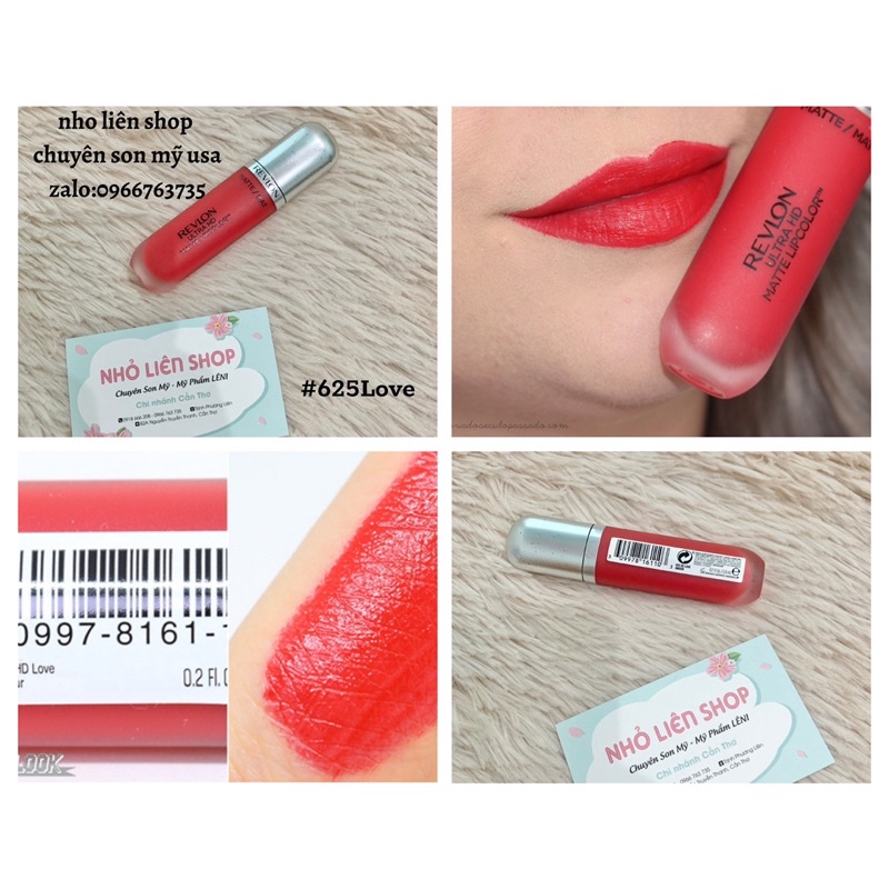 Son Revlon Ultra HD Matte Lipcolor chính hãng mỹ