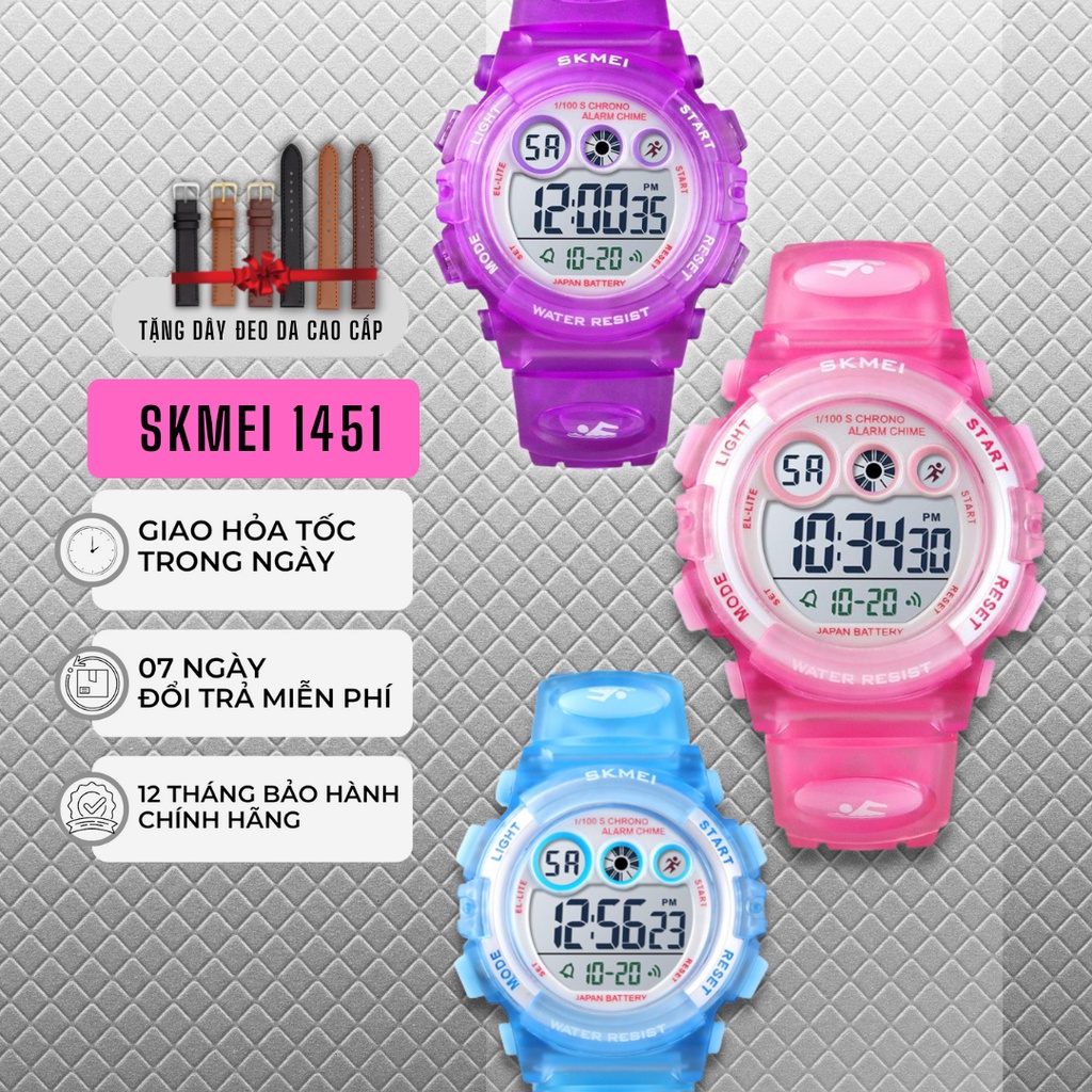 Đồng hồ trẻ em Skmei 1451LTBU