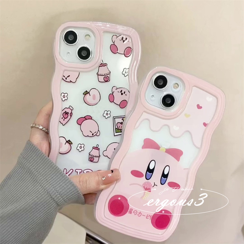 Ốp Điện Thoại Mềm In Hình Kirby Dễ Thương Cho iPhone 14 13 12 11 Pro Max SE2020 X XR Xs Max 7 8 Plus