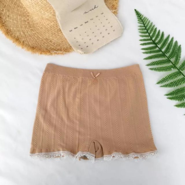 Quần mặc trong váy gân tăm co dãn 4 chiều