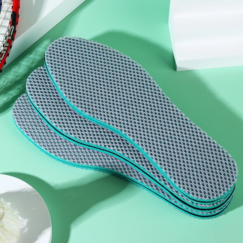 Miếng lót giày thể thao giảm đau hấp thụ sốc mềm mại thoáng khí 4D