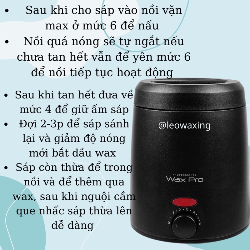 PHIÊN BẢN MINI NỒI NẤU SÁP CHỐNG DÍNH MINI CAO CẤP DỄ DÀNG LOẠI BỎ SÁP THỪA