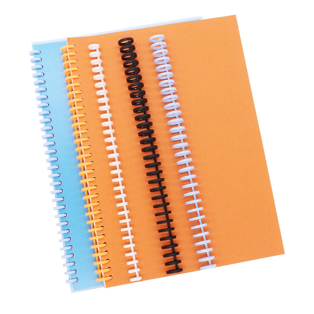 Set 10 còng nhựa 30 lỗ dùng để cố định sổ tay 6 màu 85 tờ