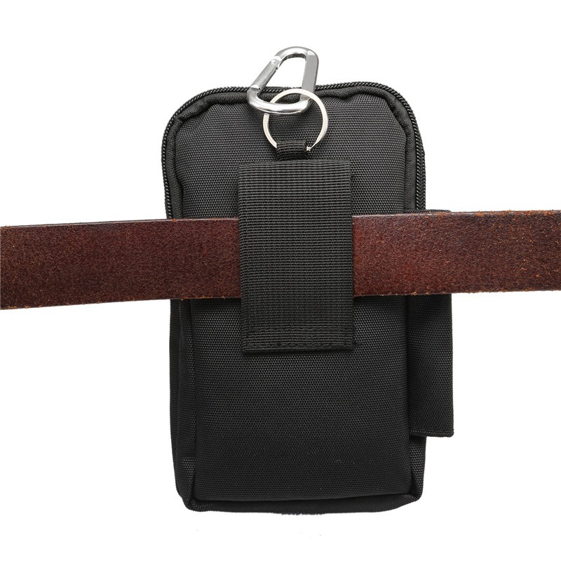 7 inch Bốn lưới Túi thắt lưng polyester Phiên bản dọc Túi đựng Zipper vỏ điện thoại | BigBuy360 - bigbuy360.vn