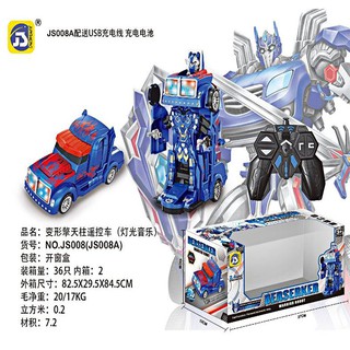 Ô tô biến hình thành robot điều khiển từ xa
