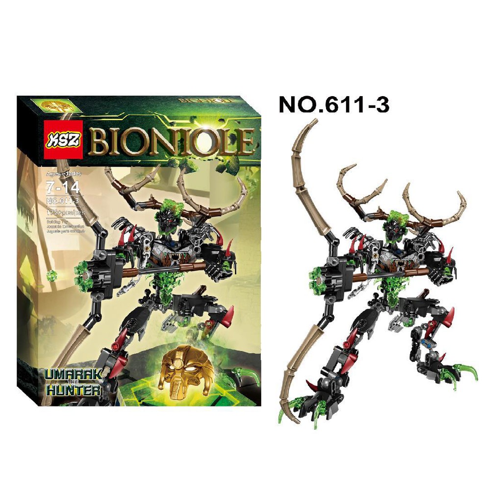 Bộ Xếp Hình Bionicle KSZ 611-1 KSZ 611-2 KSZ 611-3 KSZ 611-4 Lắp Ráp Chiến Binh Onua Chiến Binh Tahu