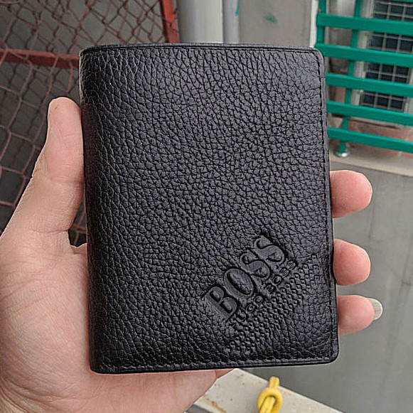 Ví nam BOSS da bò sáp Mexico 100% nhập khẩu - bóp da nam dáng đứng Sang Trọng - Đẳng Cấp [ Bh 24 tháng ]