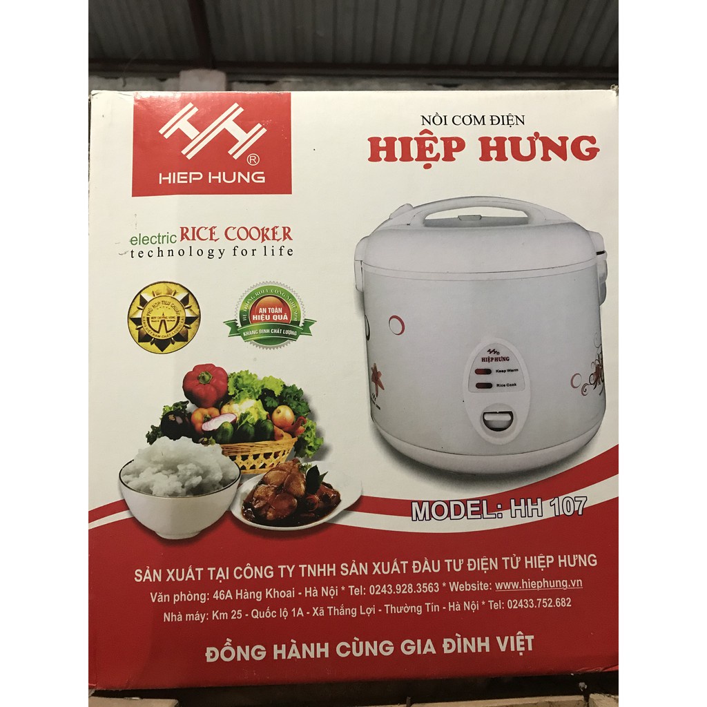 [Mã ELHADEV giảm 4% đơn 300K] Nồi Cơm Hiệp Hưng 1L8 Cao Cấp - Nồi Cơm phù hợp mọi gia đình (chuyên phân phối) Giá Sỉ