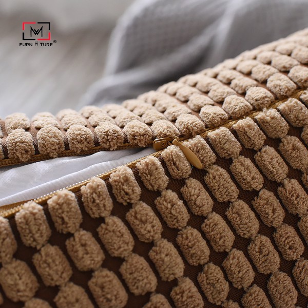 Gối tựa lưng dập caro ô nhỏ sang trọng MW01 thương hiệu MW FURNITURE