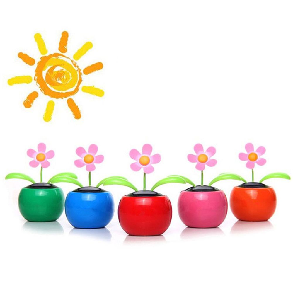 Đồ chơi trang trí xe hơi chạy bằng năng lượng mặt trời nhiều màu sắc