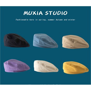 Mũ nồi beret thời trang nhiều màu phong cách Ulzzang Hàn Quốc cho nữ