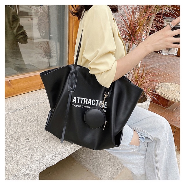 Túi Tote Big Size Hàn Quốc Woman Bag Túi Vải Lớn Tiện Lợi 2020