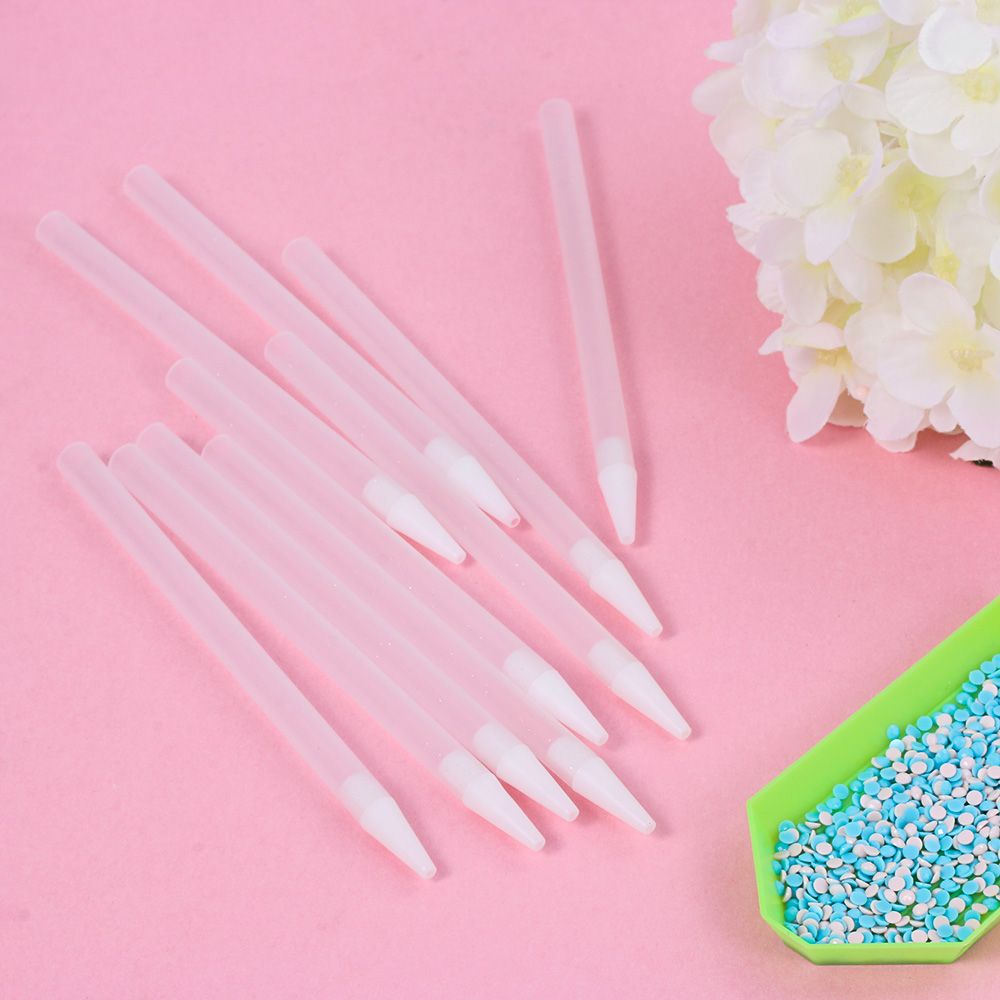 Bộ 10 cây bút khoan làm tranh đính đá và tranh thêu chữ thập mới DIY