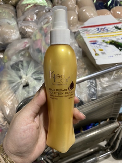 Sữa dưỡng phục hồi siêu mềm mượt Keratin KenLox 180ml