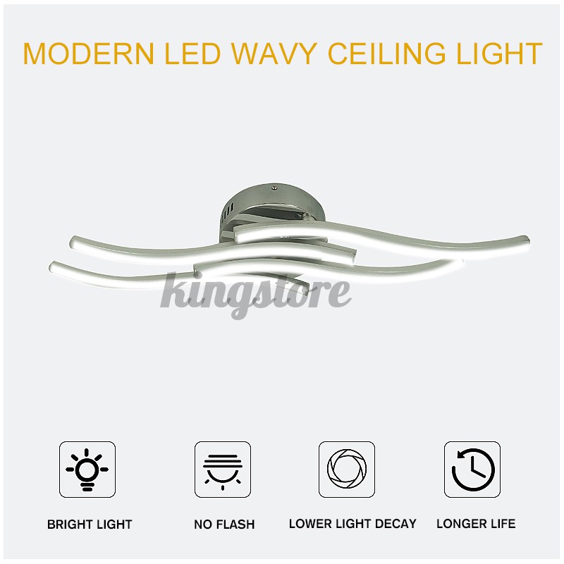 4 Light LED Ceiling Lights Acrylic Kitchen Living Bedroom Pendant Modern Lamps