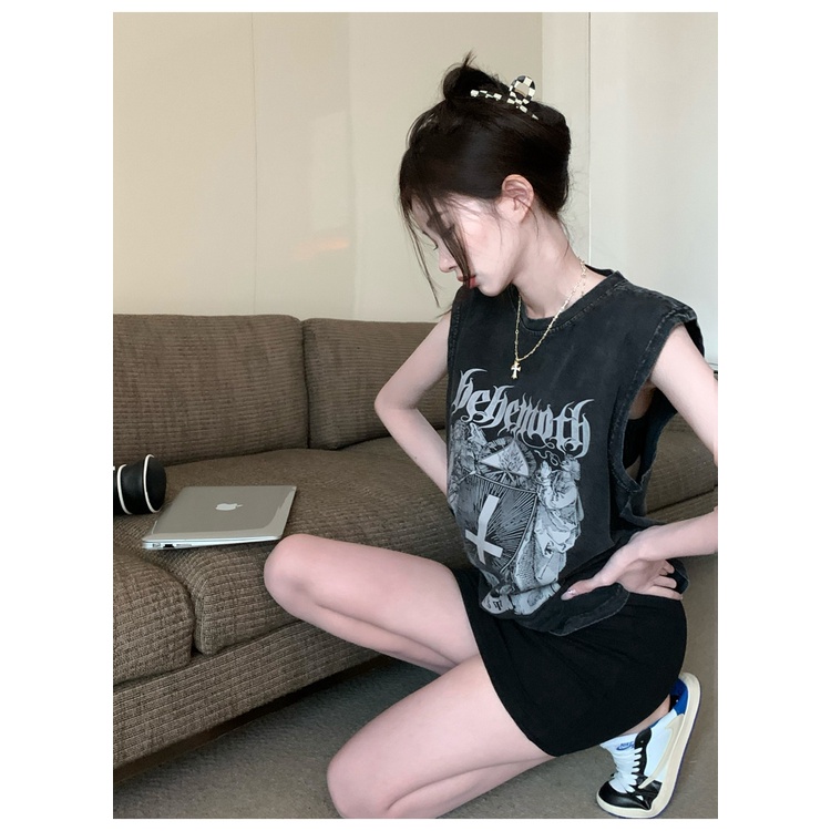 Áo Thun Nữ Cộc Tay Cổ Tròn Form Rộng Thời Trang Hàn