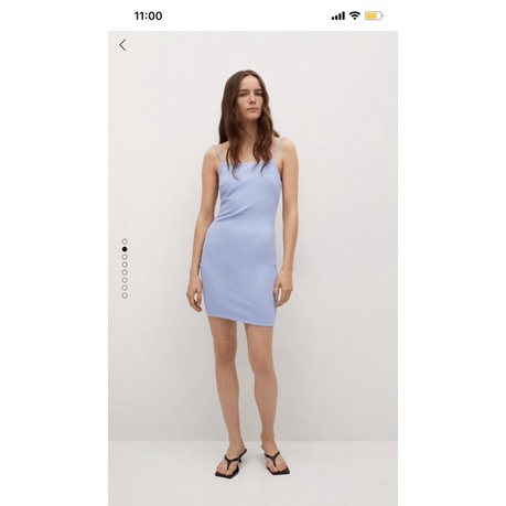 Đầm body MNG hở lưng dư xịn