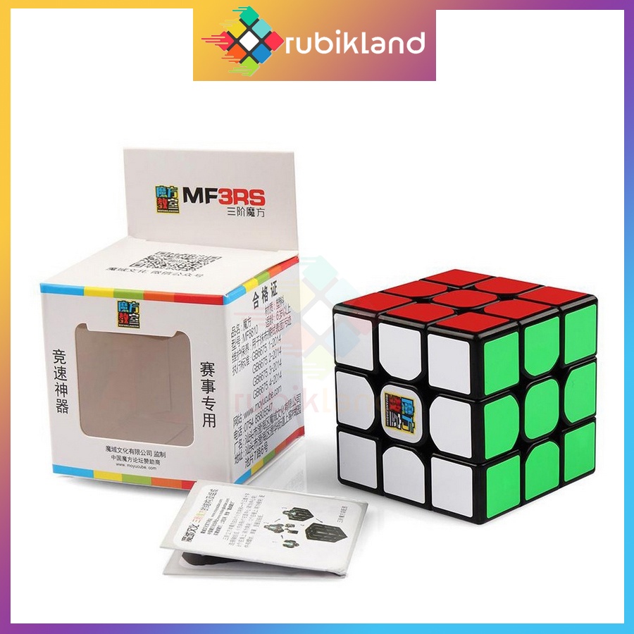 Rubik 3x3 MoYu MF3RS RS3 Rubic 3 Tầng Stickerless Viền Đen Khối Lập Phương 3x3 Đồ Chơi Trí Tuệ