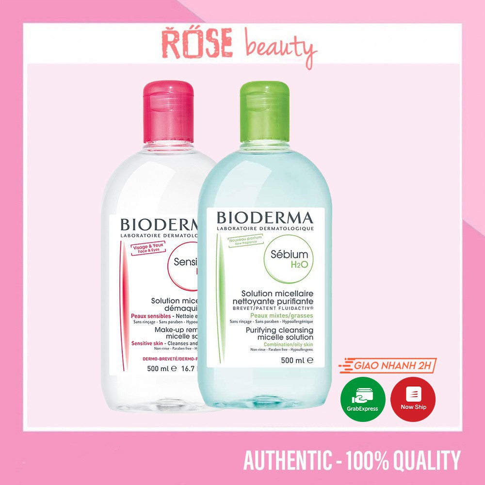 Nước Tẩy Trang Bioderma Créaline H2O 500ml Bản Mới Nhất.