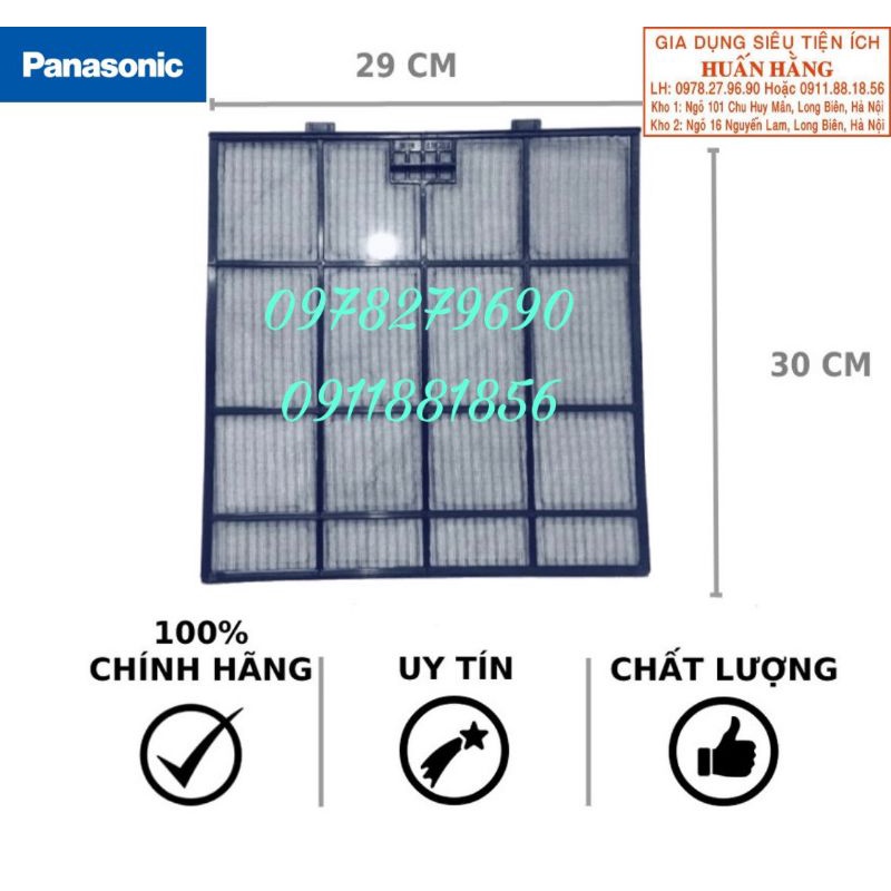 (Phụ kiện chính hãng) Lưới lọc bụi máy lạnh Panasonic 29cm*30cm