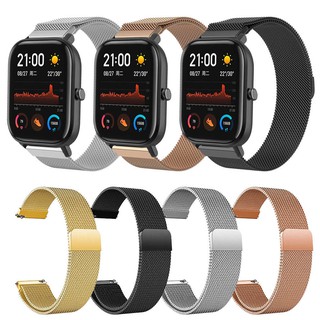 [dây nam châm 20mm] Dây đeo nam châm thay thế dành cho Amazfit Bip / GTS / GTR 42mm