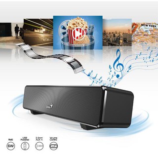 Mua Loa GENIUS Soundbar 100 chân USB Màu đen- Loa máy tính  laptop  pc - Bảo hành 12 tháng chính hãng