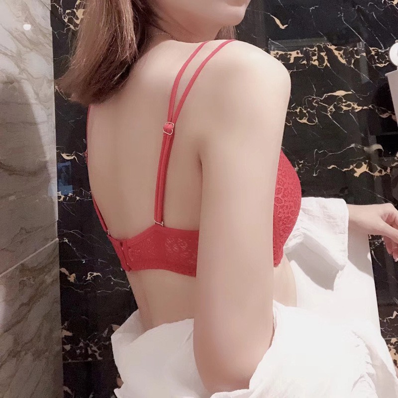 Áo Lót Hai Dây Phối Ren Duyên Dáng Gợi Cảm Nhiều Màu Tùy Chọn Cho Nữ