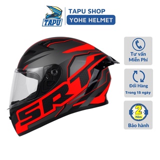 [CHÍNH HÃNG] MŨ BẢO HIỂM FULLFACE YOHE 978 PLUS SRT ĐỎ