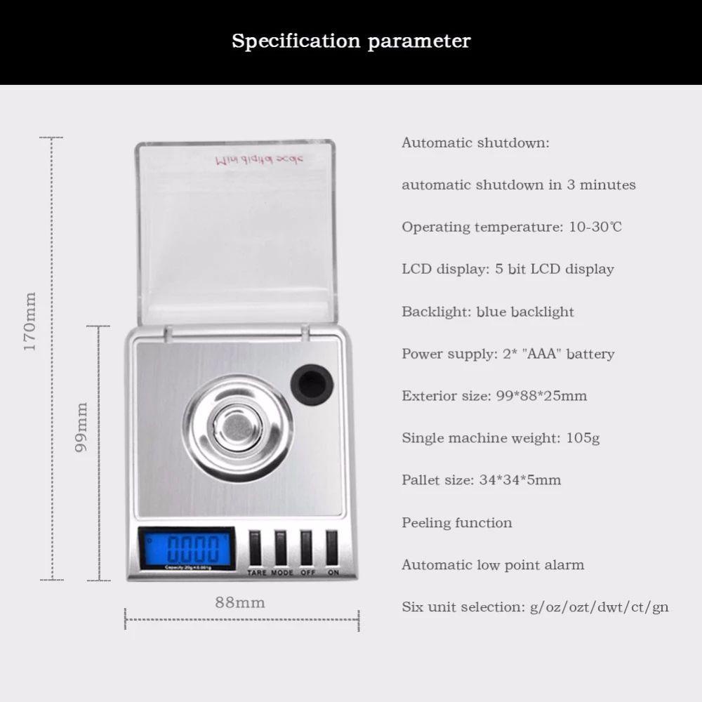 Cân Điện Tử Màn Hình LCD Độ Chính Xác Cao Chuyên Dụng Cân Trang Sức