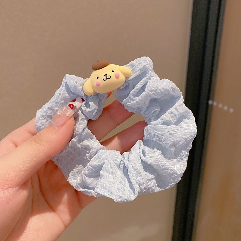 Dây Cột Tóc Cao Su Bản Lớn In Họa Tiết Chú Chó Cinnamon Dễ Thương Thời Trang Mùa Hè Cho Học Sinh