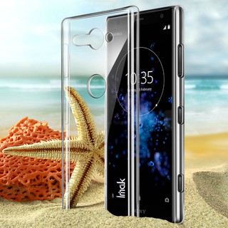 Ốp điện thoại nhựa PC cứng trong suốt đơn giản dành cho Sony Xperia XZ2 Compact