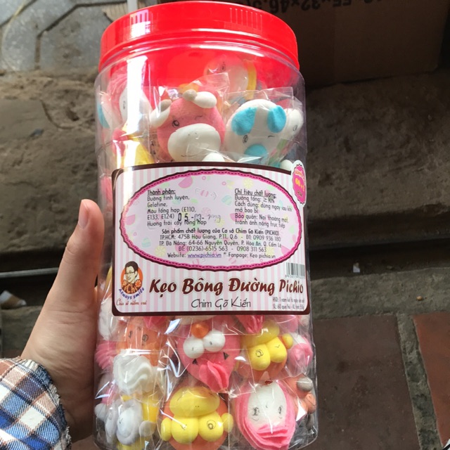 Kẹo bông đường Pichio ( 60 chiếc)