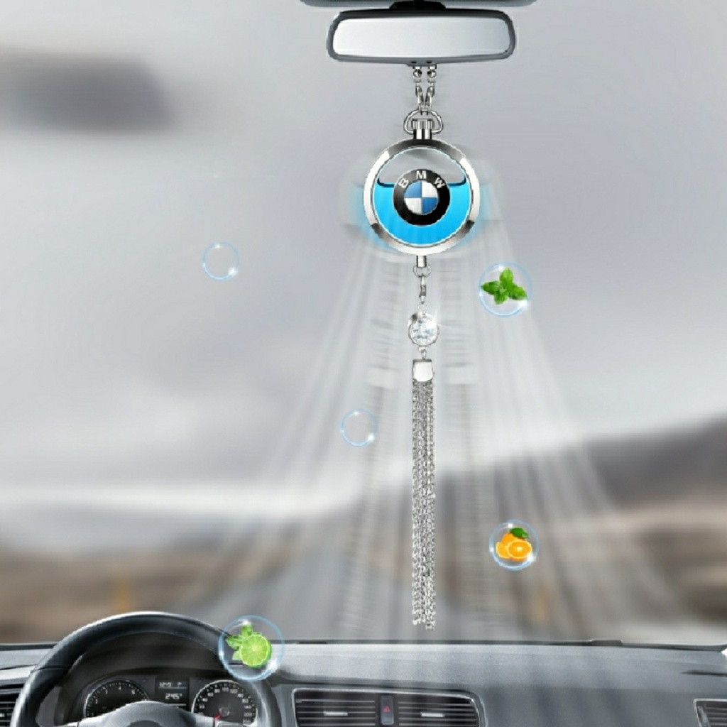 Nước Hoa Khánh Treo Gương Theo Logo Hãng Xe Siêu Thơm Giảm Stress