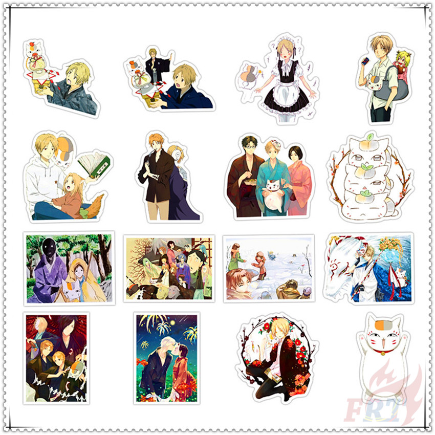 50Pcs/Set ❉ Natsume Yuujinchou Series 01 Stickers ❉ Anime Natsume Takashi Madara DIY Fashion Mixed Waterproof Doodle Decals Stickers