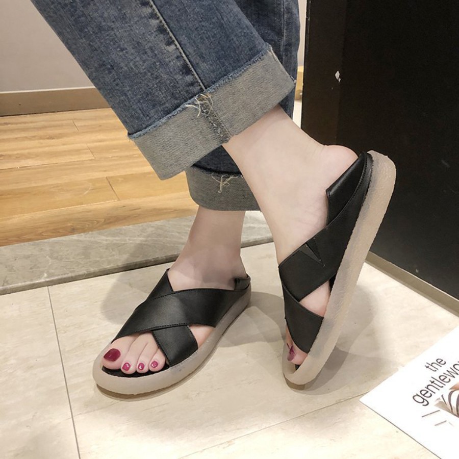 Dép Da Nữ Sandal Thời Trang - Hàng Nhập Khẩu ( BN0083 ) | BigBuy360 - bigbuy360.vn