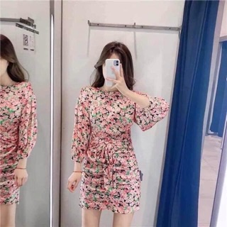 Đầm zara Auth lụa new tag