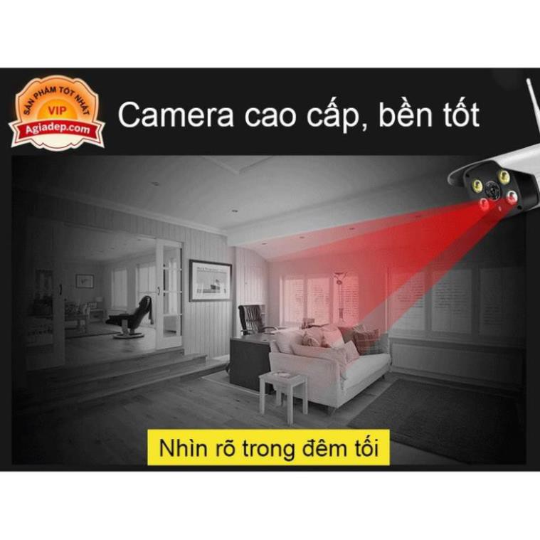 Camera wifi giám sát ngoài trời chống nước camhi 720p - Loại xịn độ bền cao Teppi 16